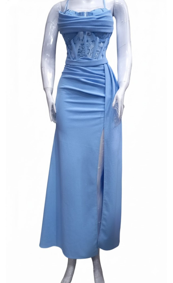 Vestido celeste 1